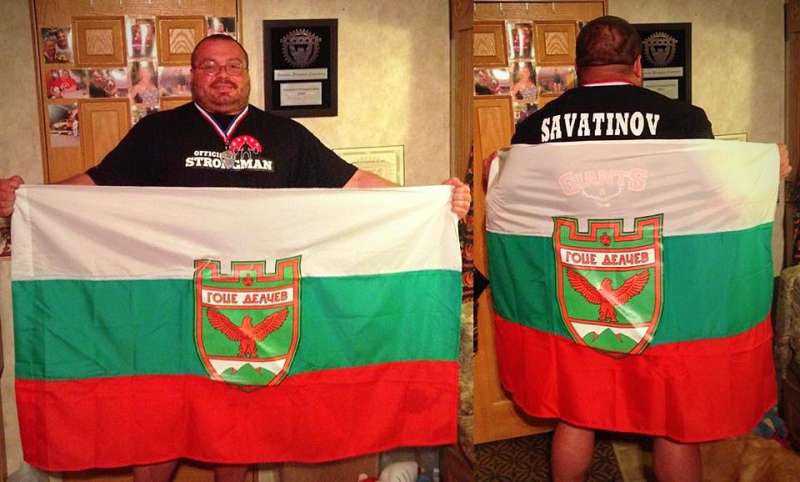 Димитър Саватинов е най-силният мъж на Америка.
