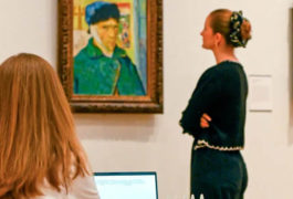 Картина на Ван Гог в галерията